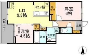 ラフォーレ弐番館【2階】の間取り