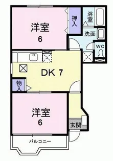 サウザンスクエア【1階】の間取り