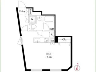 メゾンベルヴィ下北沢【4階】の間取り