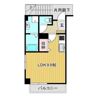 アビターレ平町【6階】の間取り