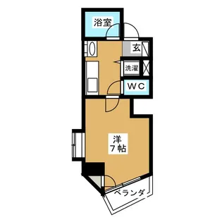 シャイン塩釜ハイツ【7階】の間取り