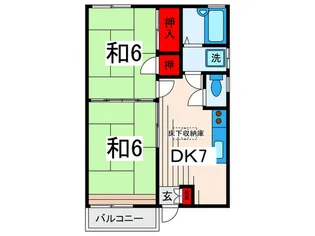 コ-ポ伊東【1階】の間取り