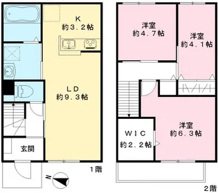 クロシェットの間取り