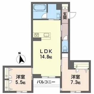 アルト フォンテ【2階】の間取り