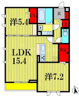 レインパレスSP【1階】の間取り