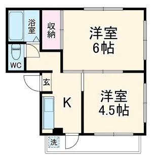 第二サンコーポラス【3階】の間取り