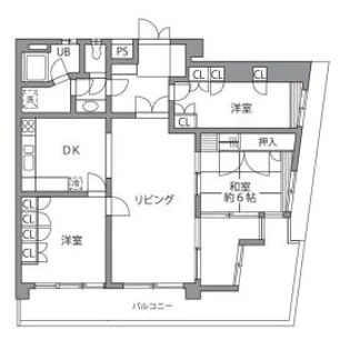アミューズハウス【3階】の間取り