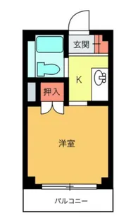 サンスター第一マンション【3階】の間取り