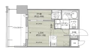 グランフォーレ博多ウォーターフロント【9階】の間取り