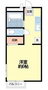 ヒルズ中野【2階】の間取り