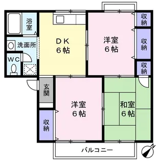 ファインヒルズII【2階】の間取り