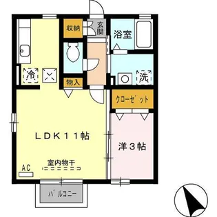 ロイヤルメゾン【1階】の間取り