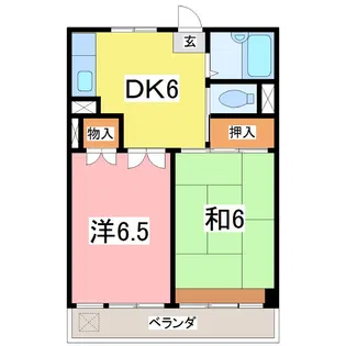 メゾンいいだ【2階】の間取り