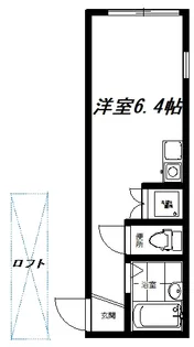 フラット阿佐ヶ谷【2階】の間取り
