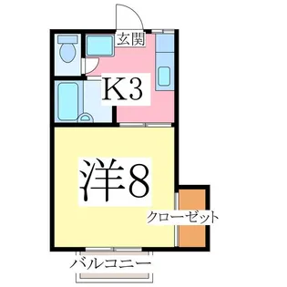 アプローズ東太田【1階】の間取り