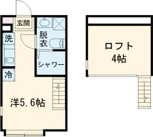 ルーエ上石神井【1階】の間取り