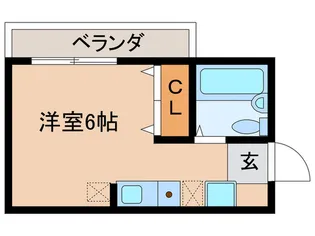 ロータスK1【3階】の間取り