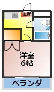 ドミール井ヶ谷【2階】の間取り