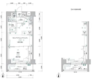 RELUXIA森下II【1階】の間取り