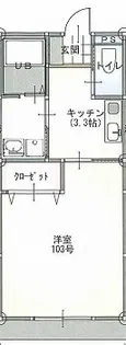 プエルト【1階】の間取り
