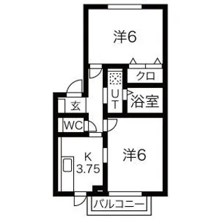グレースドマーニ【1階】の間取り