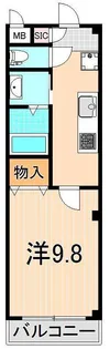 グランデホワイト【1階】の間取り