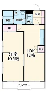 バッハスホフ市ヶ尾【2階】の間取り