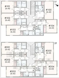 アザーレ・コラージュ東海大学前【1階】の間取り