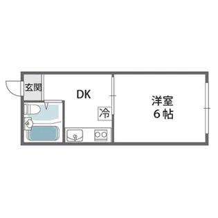ヤングタウン【1階】の間取り