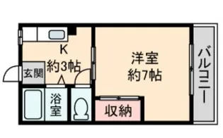 ハイムナカノ【2階】の間取り