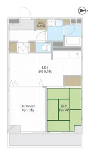 川越サンハイツ【3階】の間取り