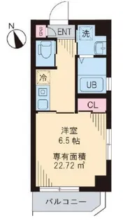 アーク五反田【8階】の間取り