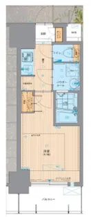 W-STYLE福島IIウィステリア【8階】の間取り