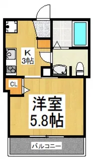 SOLEIL【3階】の間取り