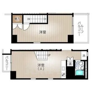 長谷川ビル出来町【5階】の間取り