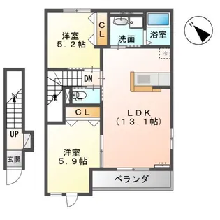 J フォレスト【2階】の間取り