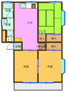 アーバンハイム21【2階】の間取り