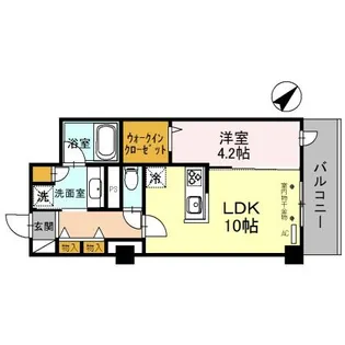 グランデ西金沢駅前【2階】の間取り
