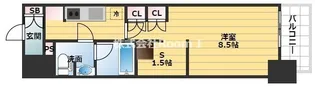 コンフォリア・リヴ北久宝寺Q【13階】の間取り