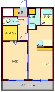 エスポワールポルト【3階】の間取り
