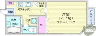 コーポ川原【1階】の間取り