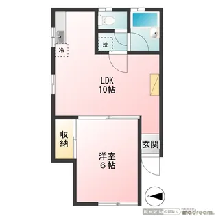 エリシウム【1階】の間取り