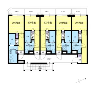 ギオンハウス川口幸町【2階】の間取り