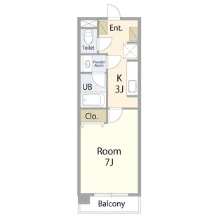 コゥジィコート【2階】の間取り