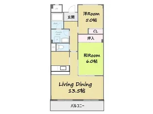 エクセレンス【2階】の間取り