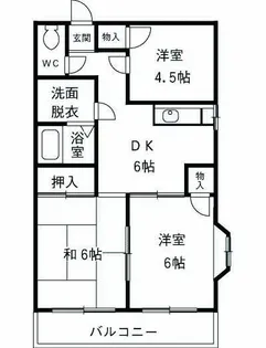 メゾン大原【2階】の間取り