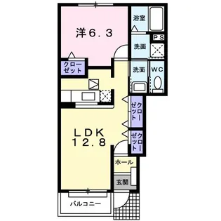 アルモニー【1階】の間取り
