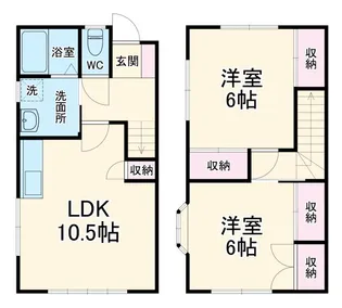 静岡県磐田市草崎【一戸建】の間取り