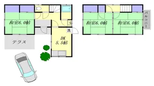 広島県広島市安芸区中野東5【一戸建】の間取り