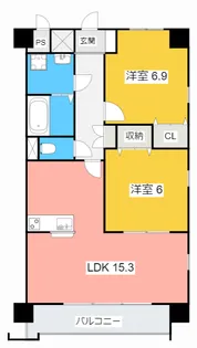 ボン・ナテュール【3階】の間取り